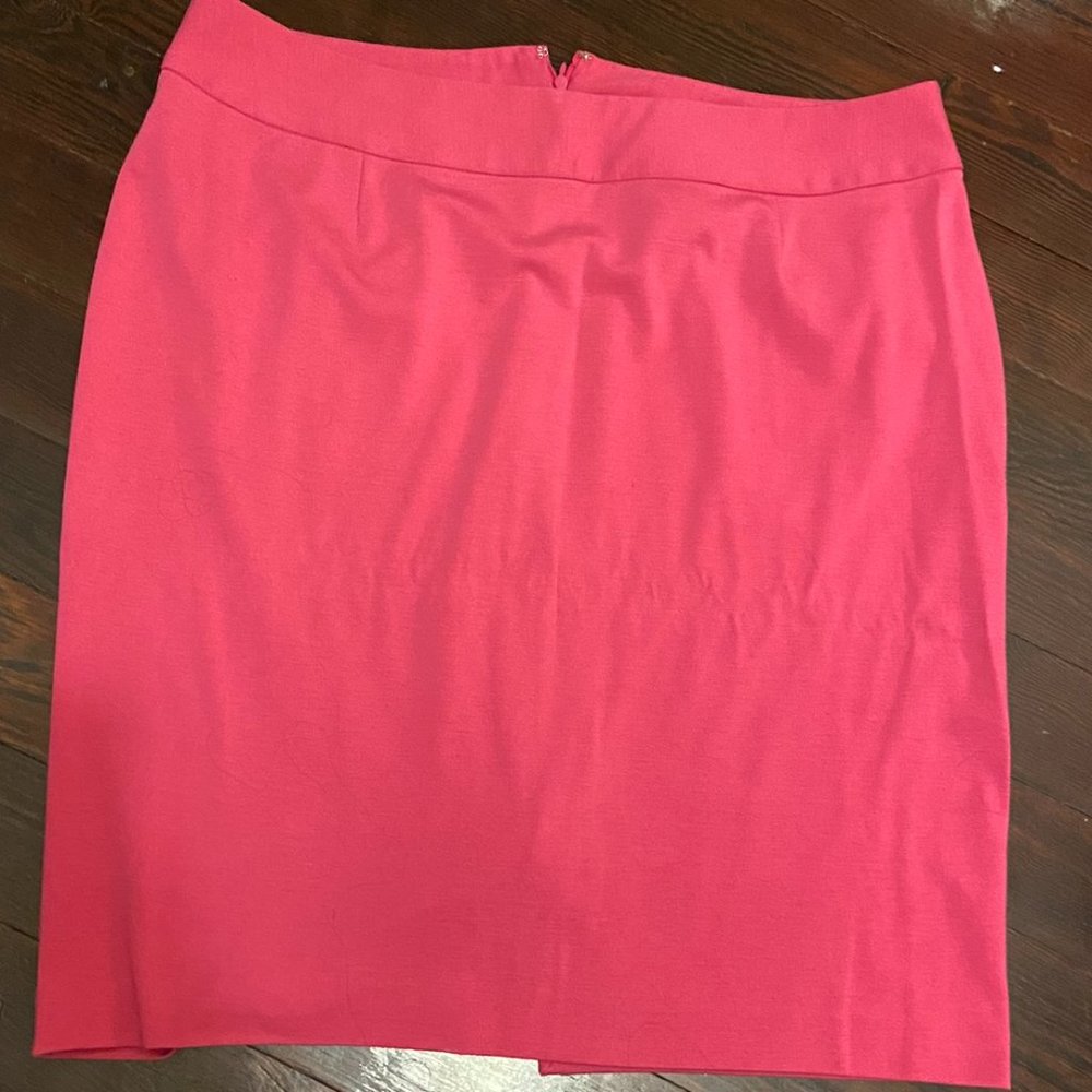 Bright Pink Pencil Skirt